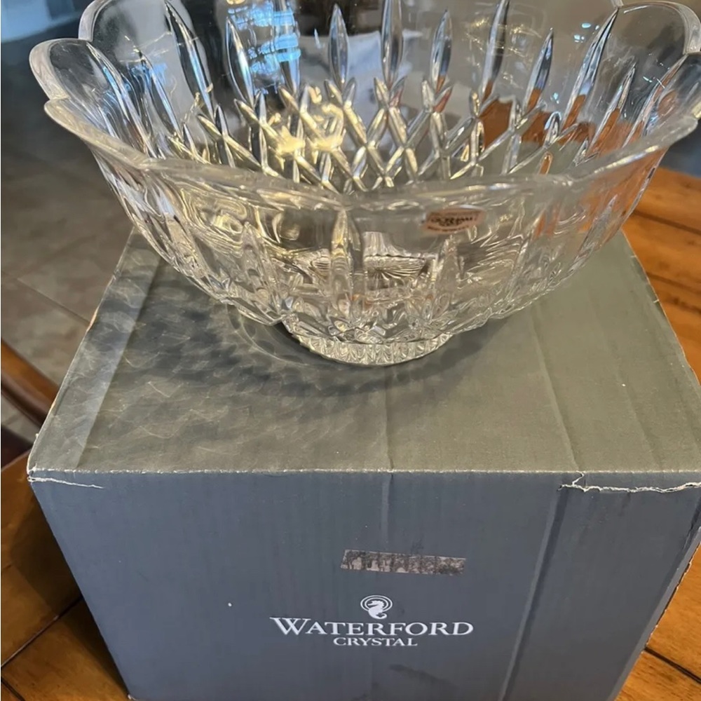 Waterford Grant 10" Clear Crystal Bowl NEW with Box